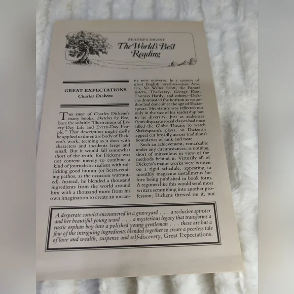 Great Expectations By‎ Charles Dickens 1985 Hard Cover Readers Digest Addition - Picture 10 of 12